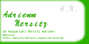 adrienn mersitz business card